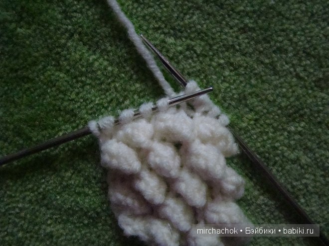 "Изба-вязальня" :) МК по вязанию спицами "шишечки" (фото 2)