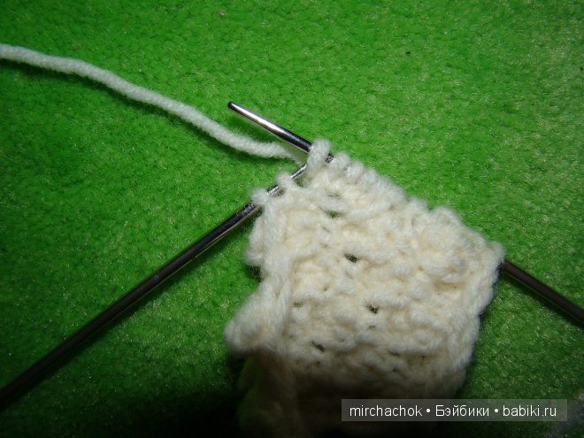 "Изба-вязальня" :) МК по вязанию спицами "шишечки" (фото 5)