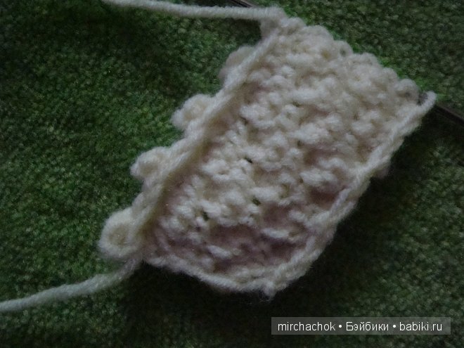 "Изба-вязальня" :) МК по вязанию спицами "шишечки"