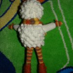 Кукла в стиле Овечки. Авторская игрушка своими руками