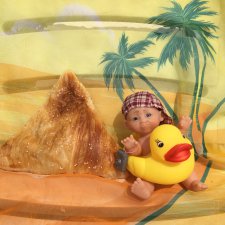 Данька на море:) туземец племени Ням-Ням