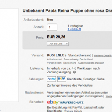 Топик - Предостережение при покупках на ebay. Продавец rapidshopper выставляет фальшивые фото кукол
