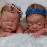 Мои забавные кнопочки Bean & Sprout от Laura Lee Eagles - куклы реборн Елены Вильд