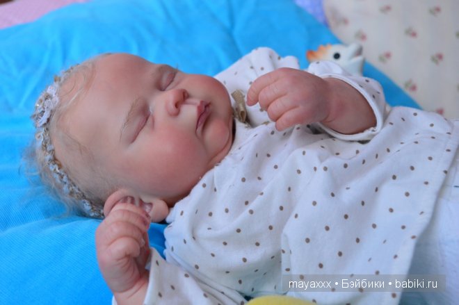 Сладкая булочка - кукла реборн из молда Sienna Rae