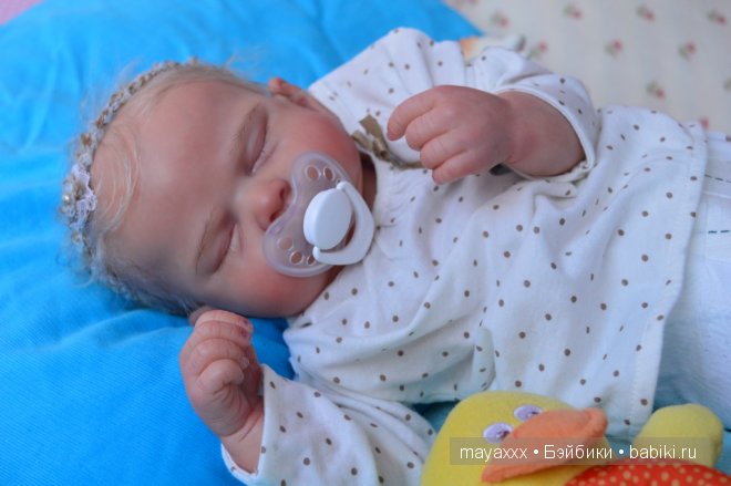 Сладкая булочка - кукла реборн из молда Sienna Rae