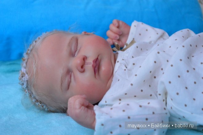 Сладкая булочка - кукла реборн из молда Sienna Rae