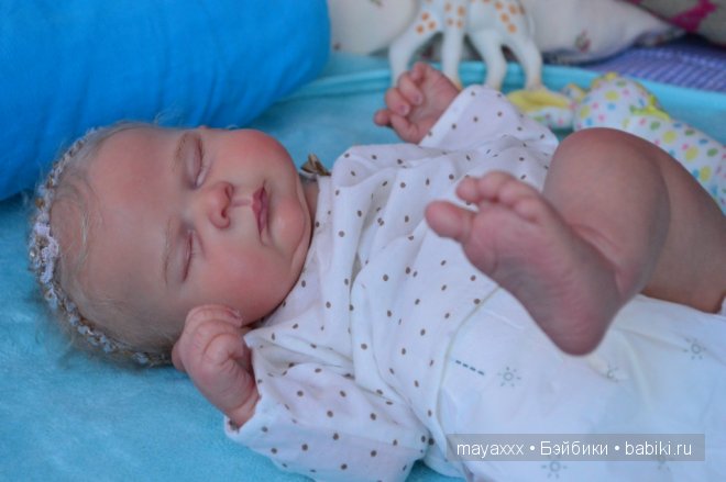 Сладкая булочка - кукла реборн из молда Sienna Rae