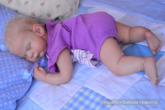 Сладкая булочка - кукла реборн из молда Sienna Rae (фото 2)