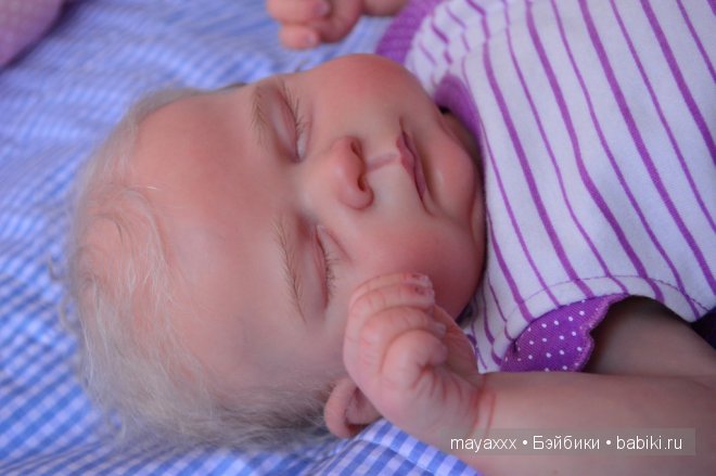 Сладкая булочка - кукла реборн из молда Sienna Rae (фото 3)