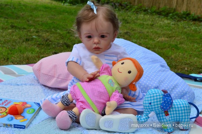 Элиза- кукла реборн из молда Вильма от Karola Wegerich (фото 5)