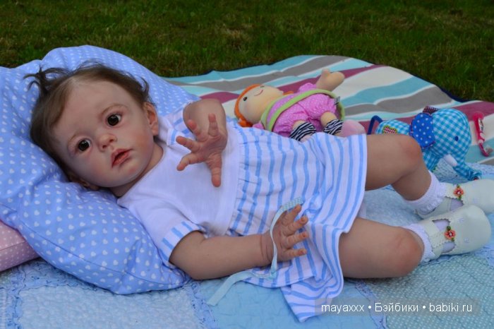 Элиза- кукла реборн из молда Вильма от Karola Wegerich (фото 4)