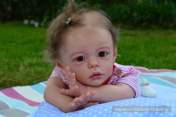 Элиза- кукла реборн из молда Вильма от Karola Wegerich (фото 7)