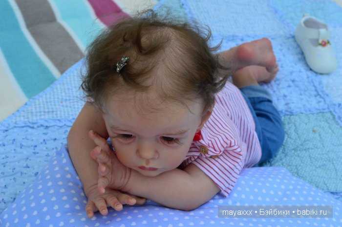 Элиза- кукла реборн из молда Вильма от Karola Wegerich (фото 8)