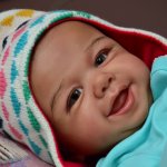 Малышка Саванна- этническая кукла реборн