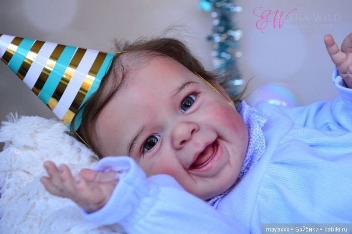 Улыбашечка Мэйзи — Куклы Реборн (Reborn): работы мастеров