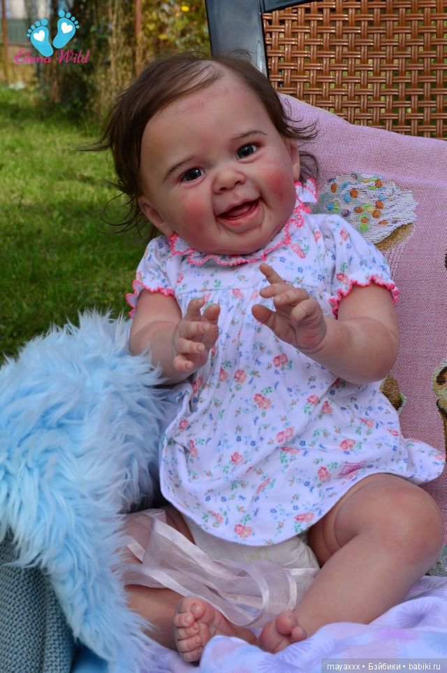 Улыбашечка Мэйзи — Куклы Реборн (Reborn): работы мастеров (фото 8)