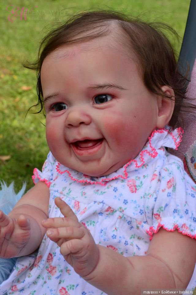 Улыбашечка Мэйзи — Куклы Реборн (Reborn): работы мастеров (фото 7)