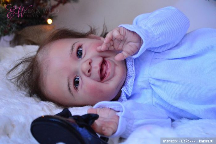 Улыбашечка Мэйзи — Куклы Реборн (Reborn): работы мастеров (фото 5)