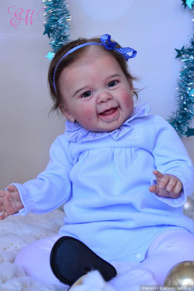 Улыбашечка Мэйзи — Куклы Реборн (Reborn): работы мастеров (фото 6)
