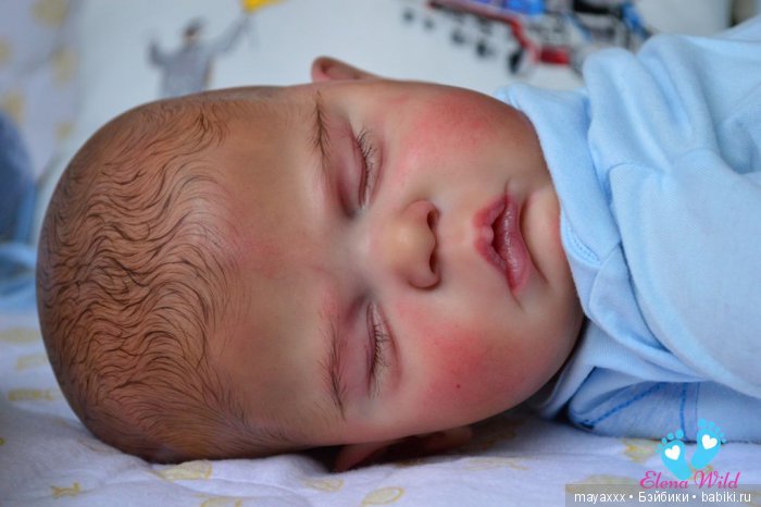 Этнический малыш Джордан из нового молда Evelyn от Cassie Brace