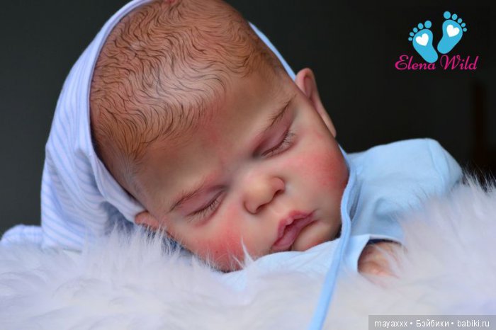 Этнический малыш Джордан из нового молда Evelyn от Cassie Brace (фото 3)