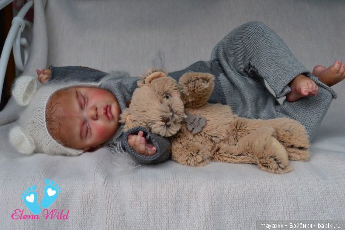 Этнический малыш Джордан из нового молда Evelyn от Cassie Brace