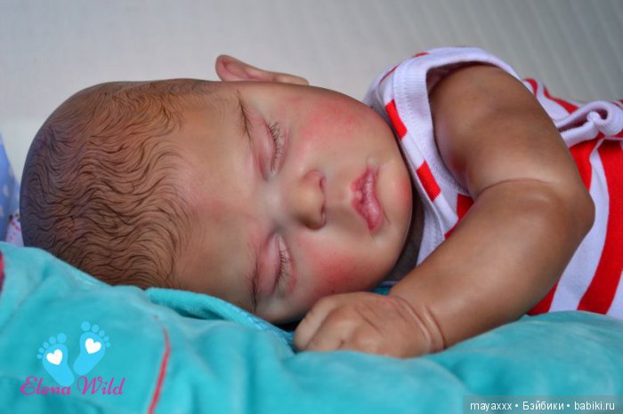 Этнический малыш Джордан из нового молда Evelyn от Cassie Brace