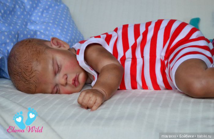 Этнический малыш Джордан из нового молда Evelyn от Cassie Brace