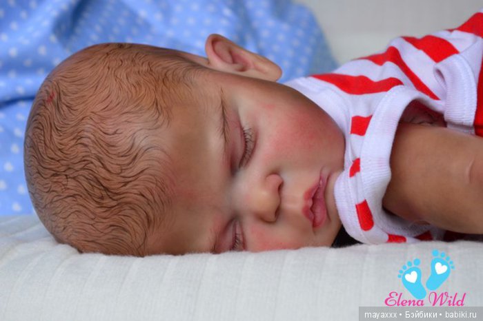 Этнический малыш Джордан из нового молда Evelyn от Cassie Brace