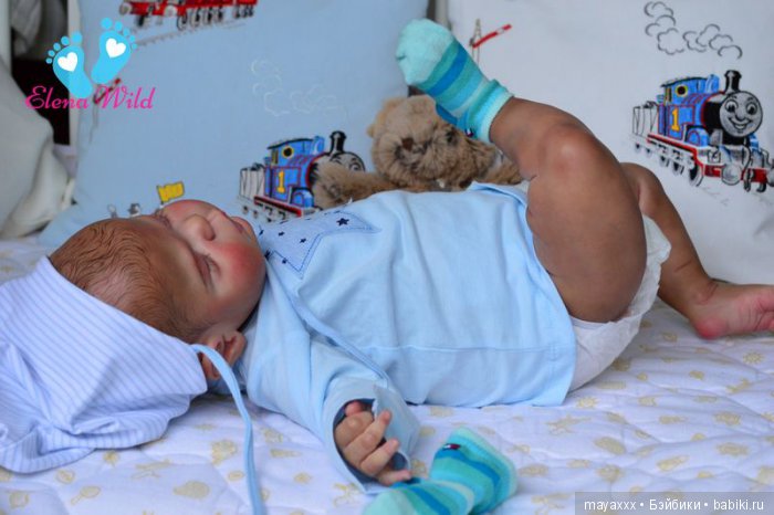 Этнический малыш Джордан из нового молда Evelyn от Cassie Brace (фото 6)