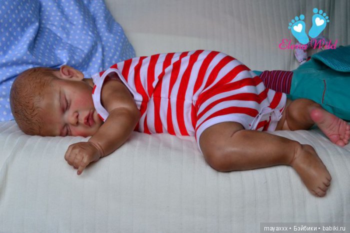 Этнический малыш Джордан из нового молда Evelyn от Cassie Brace