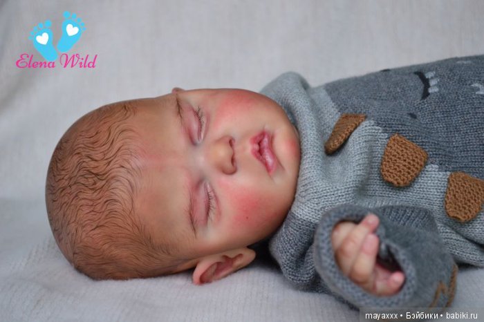 Этнический малыш Джордан из нового молда Evelyn от Cassie Brace