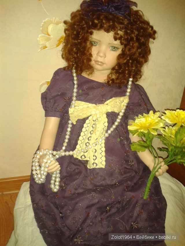 Фарфоровая кукла в подарок дочери на день рождения (фото 4)