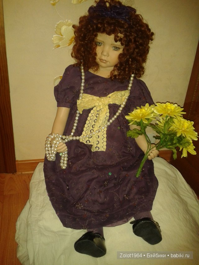 Фарфоровая кукла в подарок дочери на день рождения (фото 5)