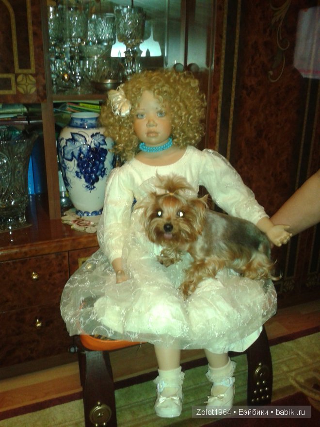 Кукла фарфоровая Теодора от Кристин Оранж (фото 4)