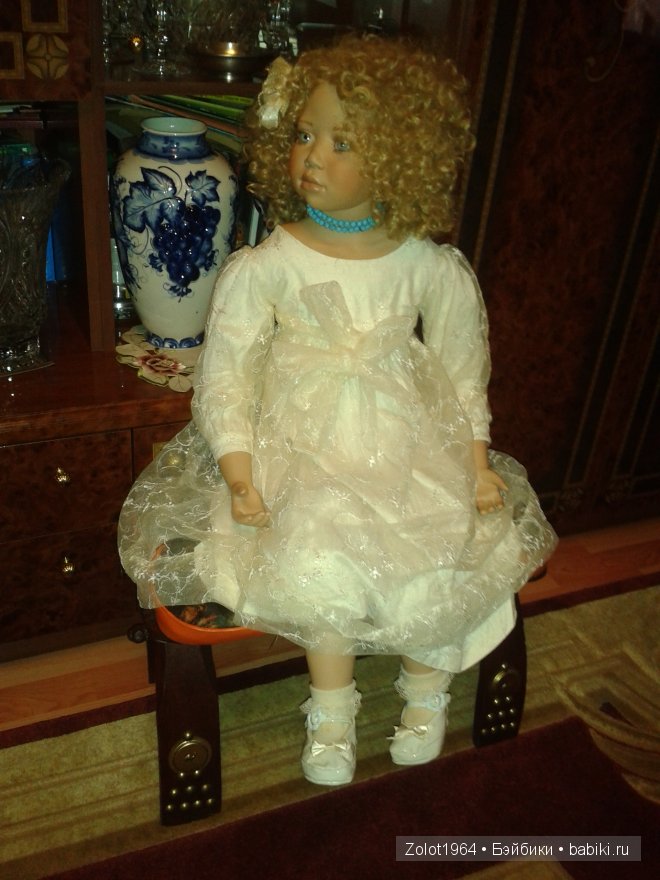 Кукла фарфоровая Теодора от Кристин Оранж (фото 3)
