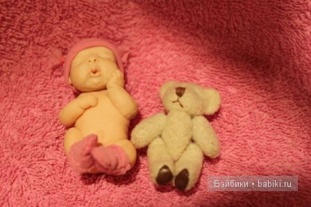 Ирина Мекко, авторская кукла, спящий малыш, маленькая фигурка, мини-куколка