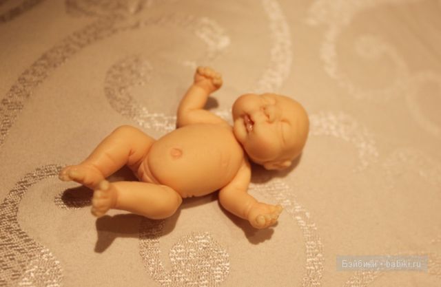 Ирина Мекко, Fimo Puppen, спящий малыш, ангел, кукла из пластики