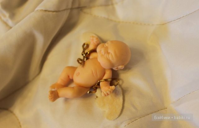 Ирина Мекко, Fimo Puppen, спящий малыш, ангел, кукла из пластики