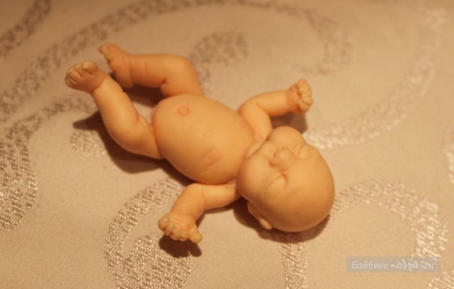 Ирина Мекко, Fimo Puppen, спящий малыш, ангел, кукла из пластики