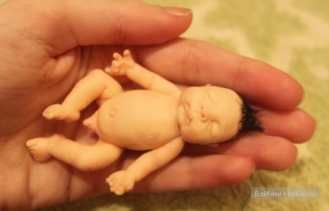 Ирина Мекко, крутой малыш, малыш из пластики, спящий малыш, Fimo Puppen