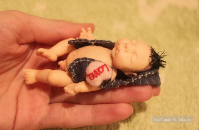 Ирина Мекко, крутой малыш, малыш из пластики, спящий малыш, Fimo Puppen