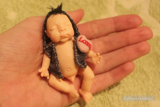 Ирина Мекко, крутой малыш, малыш из пластики, спящий малыш, Fimo Puppen