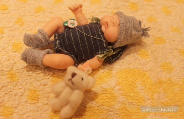 Ирина Мекко, спящий малыш, Fimo Puppen