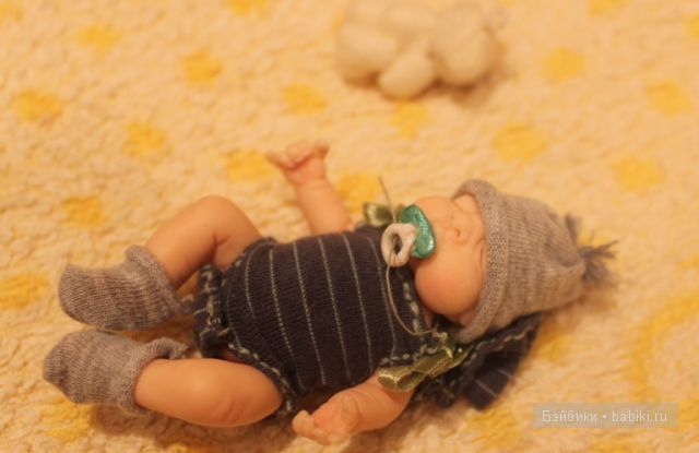 Ирина Мекко, спящий малыш, Fimo Puppen