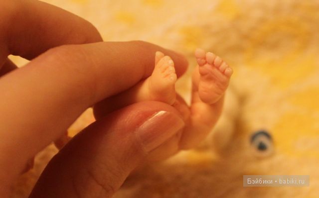 Ирина Мекко, спящий малыш, Fimo Puppen