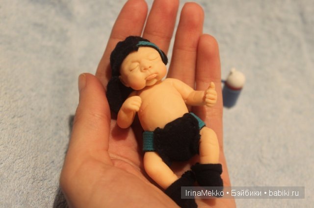 Ирина Мекко, спящий малыш, малыш в кепке, авторская кукла, Fimo Puppen"  alt="Ирина Мекко, спящий малыш, малыш в кепке, авторская кукла, Fimo Puppen