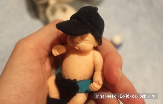 Ирина Мекко, спящий малыш, малыш в кепке, авторская кукла, Fimo Puppen"  alt="Ирина Мекко, спящий малыш, малыш в кепке, авторская кукла, Fimo Puppen