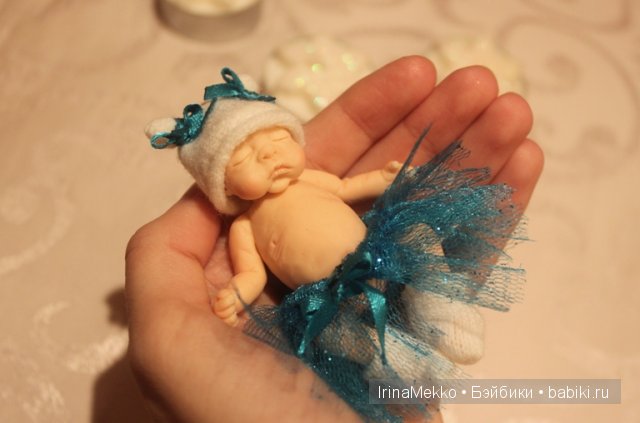 ооак, Ирина Мекко, спящий малыш, малыш из пластики, Fimo Puppen