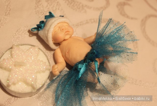 ооак, Ирина Мекко, спящий малыш, малыш из пластики, Fimo Puppen